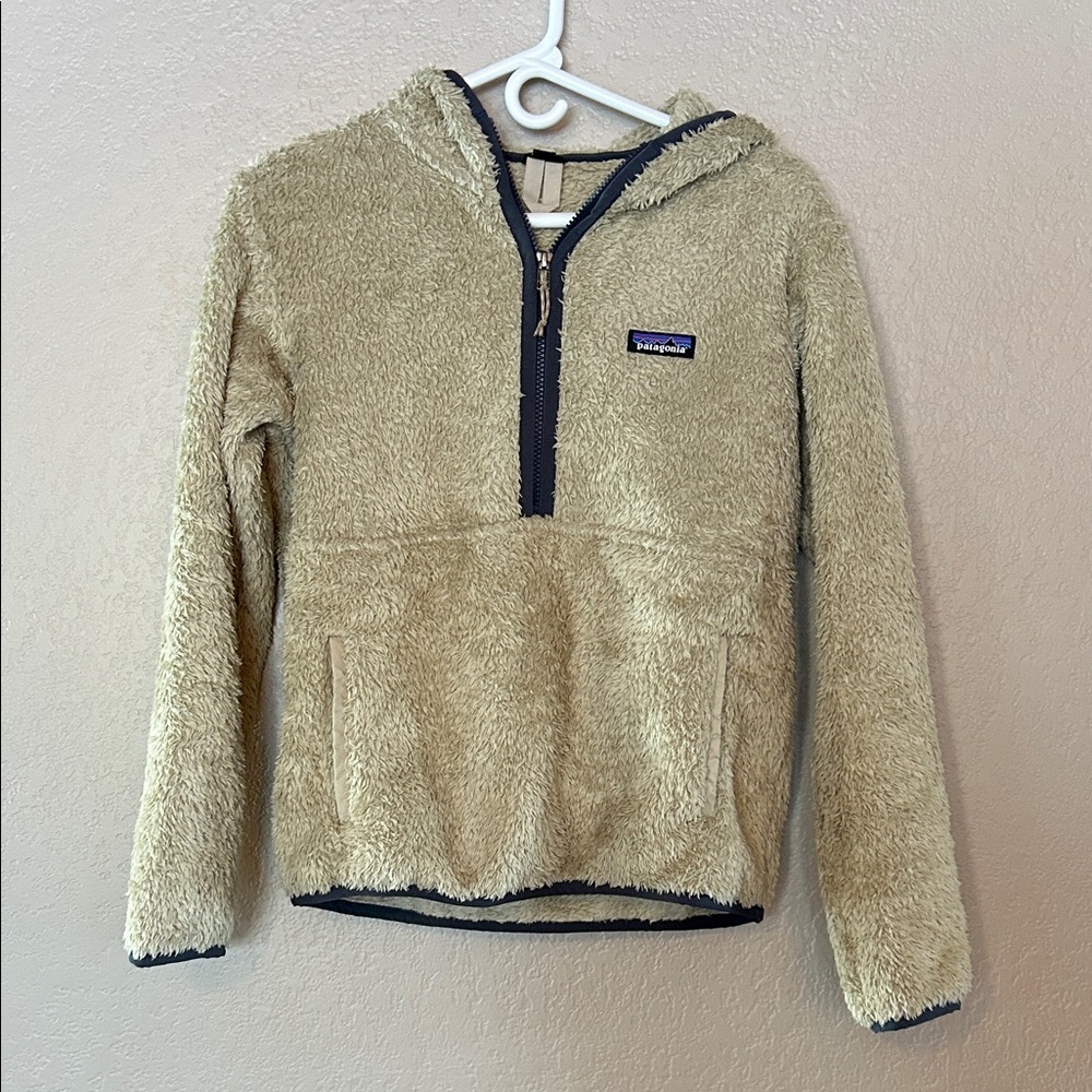 Patagonia Tan Fleece Hoodie